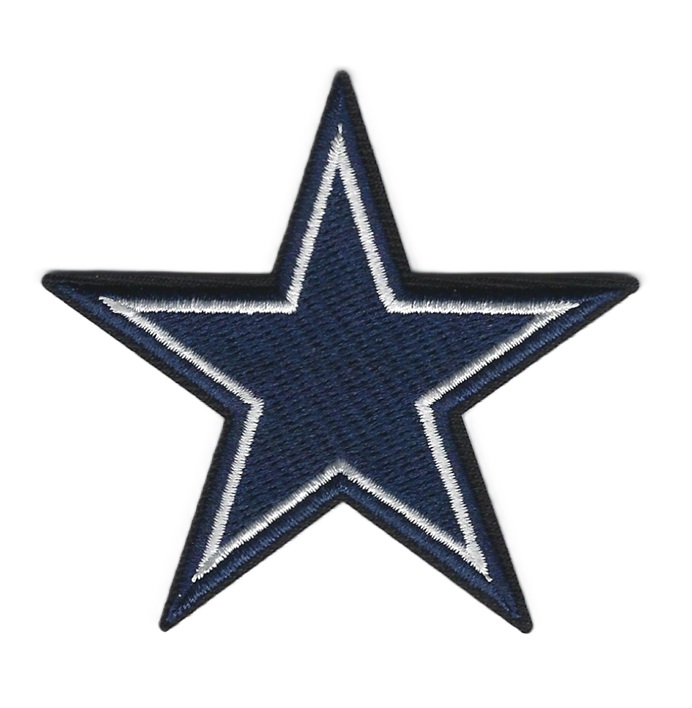 Dallas Cowboys NFL Football Team Logo Iron on Patches 2" to 3"