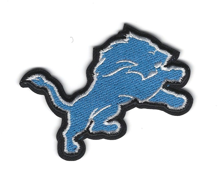 Detroit Lions NFL Football Team Logo Iron on Patches 2" to 3"