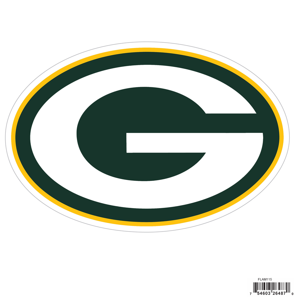 Green Bay Packers NFL Football Magnet Team Logo Design Outdoor Grade for Automobile, Trucks 7.5" High