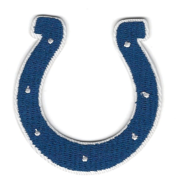 Indianapolis Colts NFL Football Team Logo Iron on Patches 2" to 3"