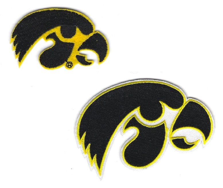 Iowa Hawkeyes NCAA College Sports Iron On Patches