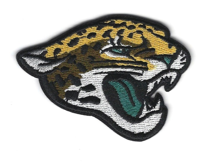 Jacksonville Jaguars NFL Football Team Logo Iron on Patches 2" to 3"