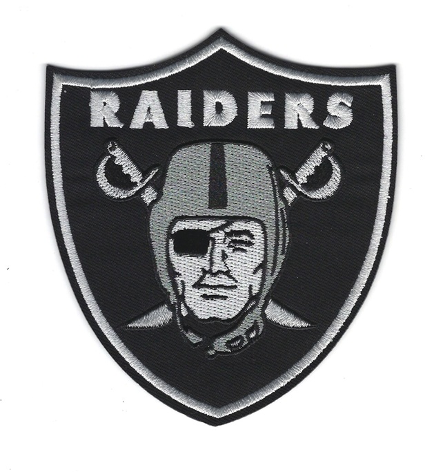 Las Vegas Raiders NFL Football Team Logo Iron on Patches 2" to 3" (Copy)