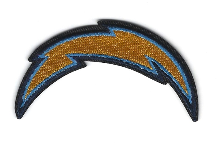 Los Angeles Chargers NFL Football Team Logo Iron on Patches 2" to 3"