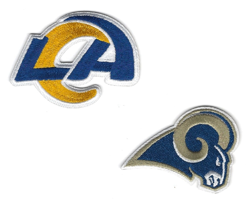 Los Angeles Rams NFL Football Team Logo Iron on Patches 2" to 3"