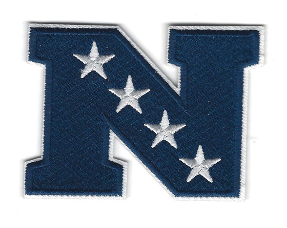 NFC Conference NFL Football League Logo Iron on Patches 2" to 3"