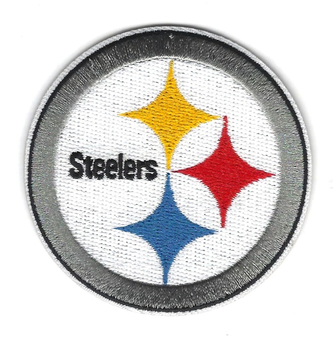 Pittsburgh Steelers NFL Football Team Logo Iron on Patches 2" to 3"