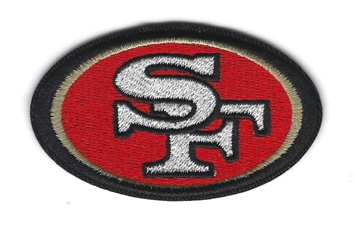 San Francisco 49ers NFL Football Team Logo Iron on Patches 2" to 3"