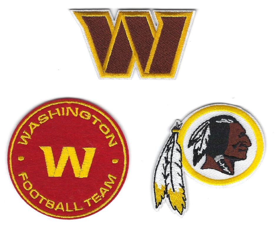 Washington Redskins Commanders NFL Football Team Logo Iron on Patches 2" to 3"